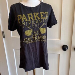 Black Parker University Jedi Training Graphic T-Shirt
